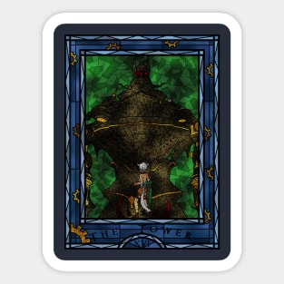 FFXIV Tarot - 16 The Tower Sticker